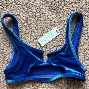 Frankies Bikinis Cole Velvet Top